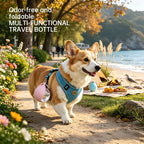 Fold-and-Go Pet Travel Water Bottle