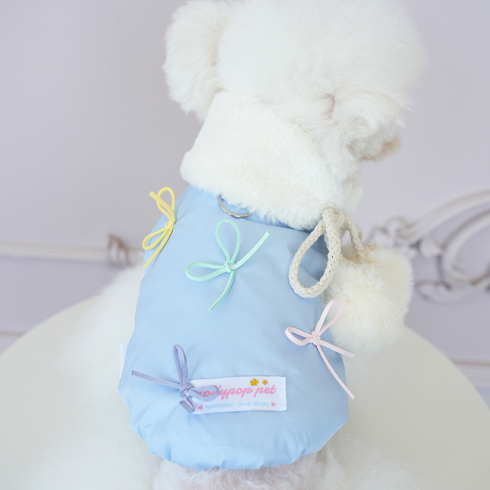 Cute Cotton Printed Dog Clothes – Soft & Stylish Pet Outfit for Fall