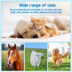 Plastic Lint Pet Dog Grooming Brush Hair Remover for Long Hair Dog