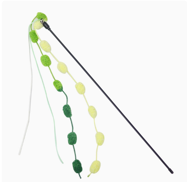 Rainbow Dream Cotton Cat Teaser Wand