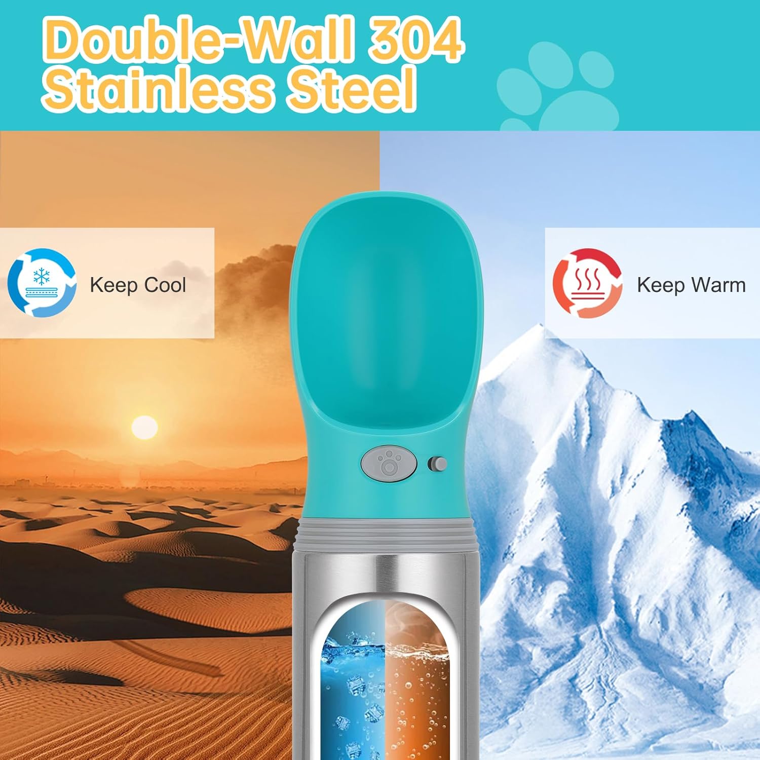 Portable Dog Water Bottle – Leak-Proof & BPA-Free