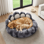 Bear Paw Calming Donut Bed