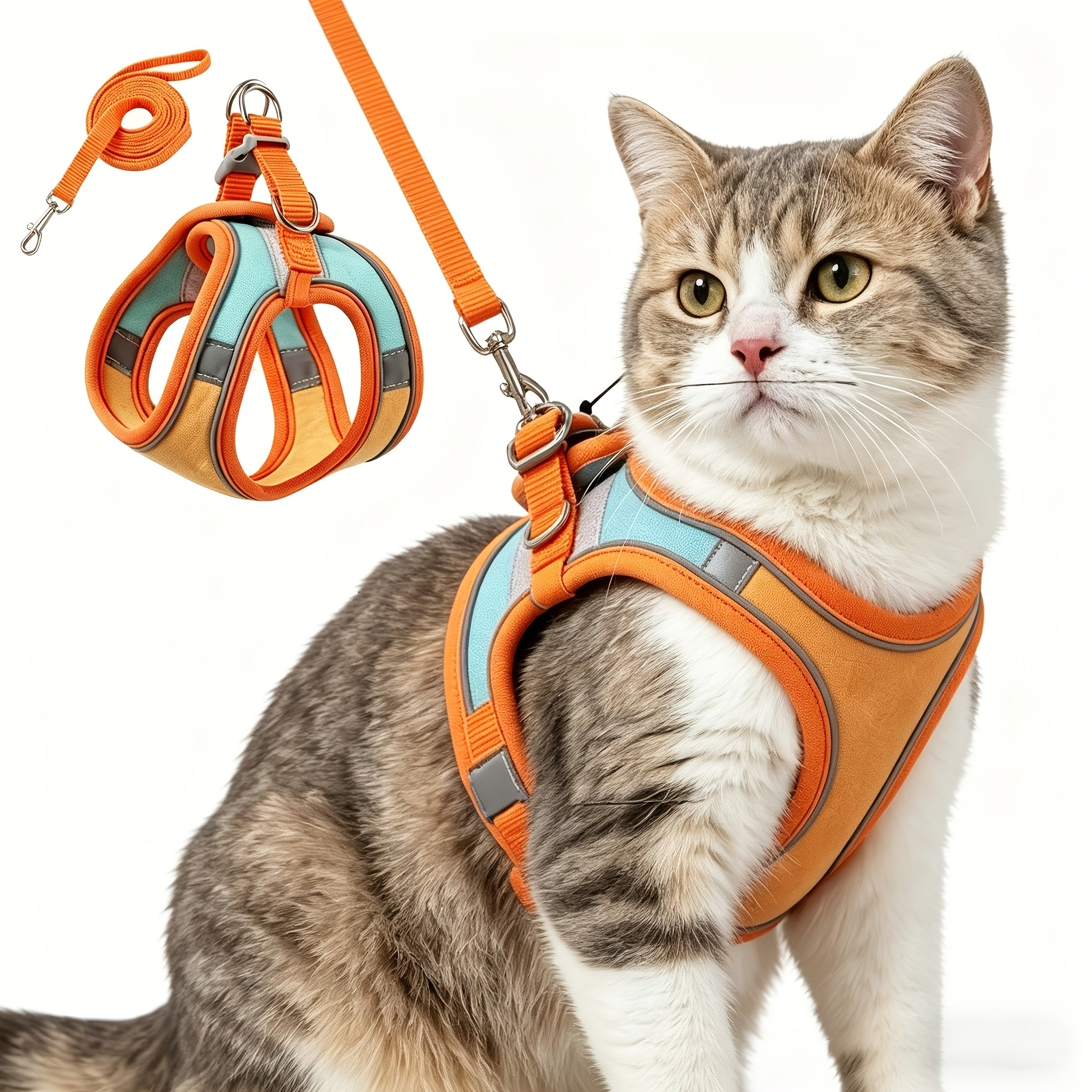 SafeWalk™ Reflective Cat Vest Harness