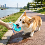Fold-and-Go Pet Travel Water Bottle