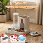 Space-Saving 2-in-1 Auto Feeder & Waterer