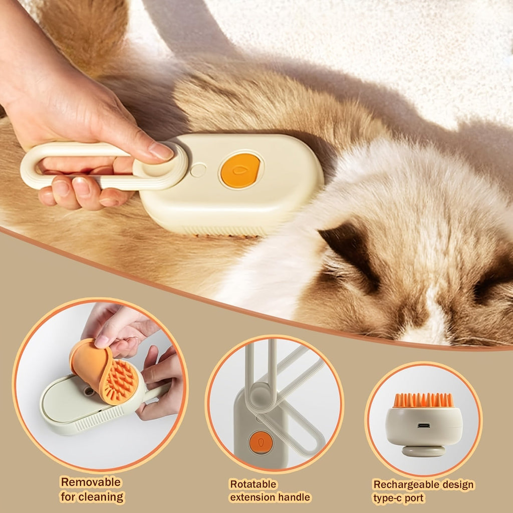 3-in-1 Steamy Massage Brush