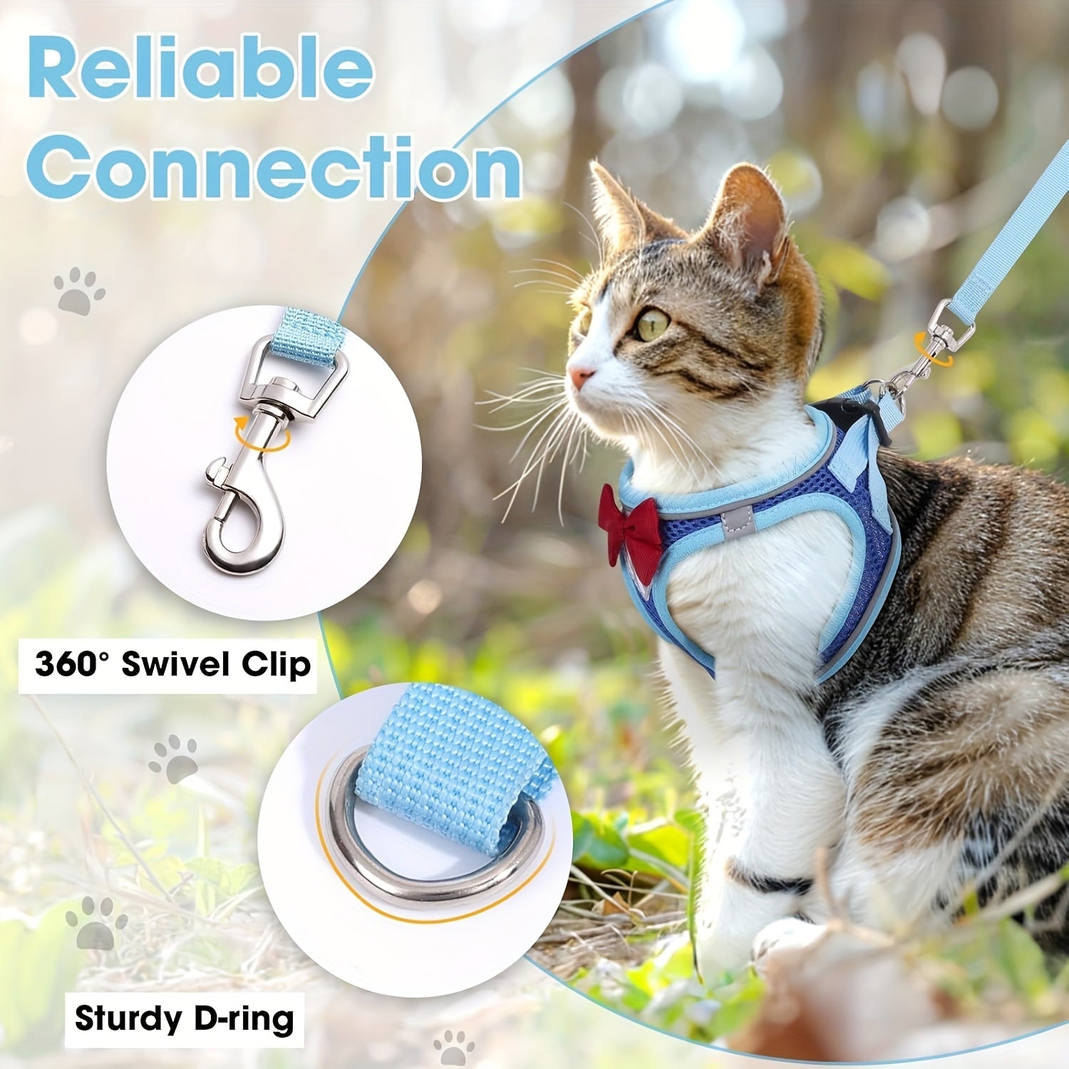 Escape-Proof Cat Harness & Leash Set