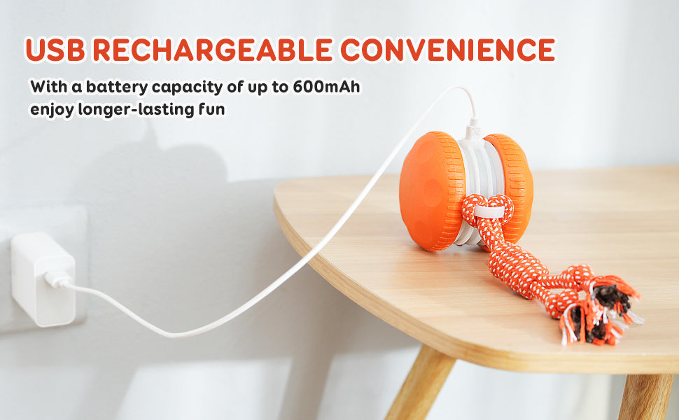 SmartChase™ Electric Rolling Dog Toy