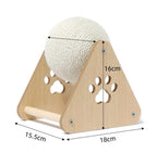 Natural Sisal Rope Cat Scratcher Ball