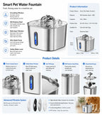 Ultra-Quiet Automatic Pet Water Fountain