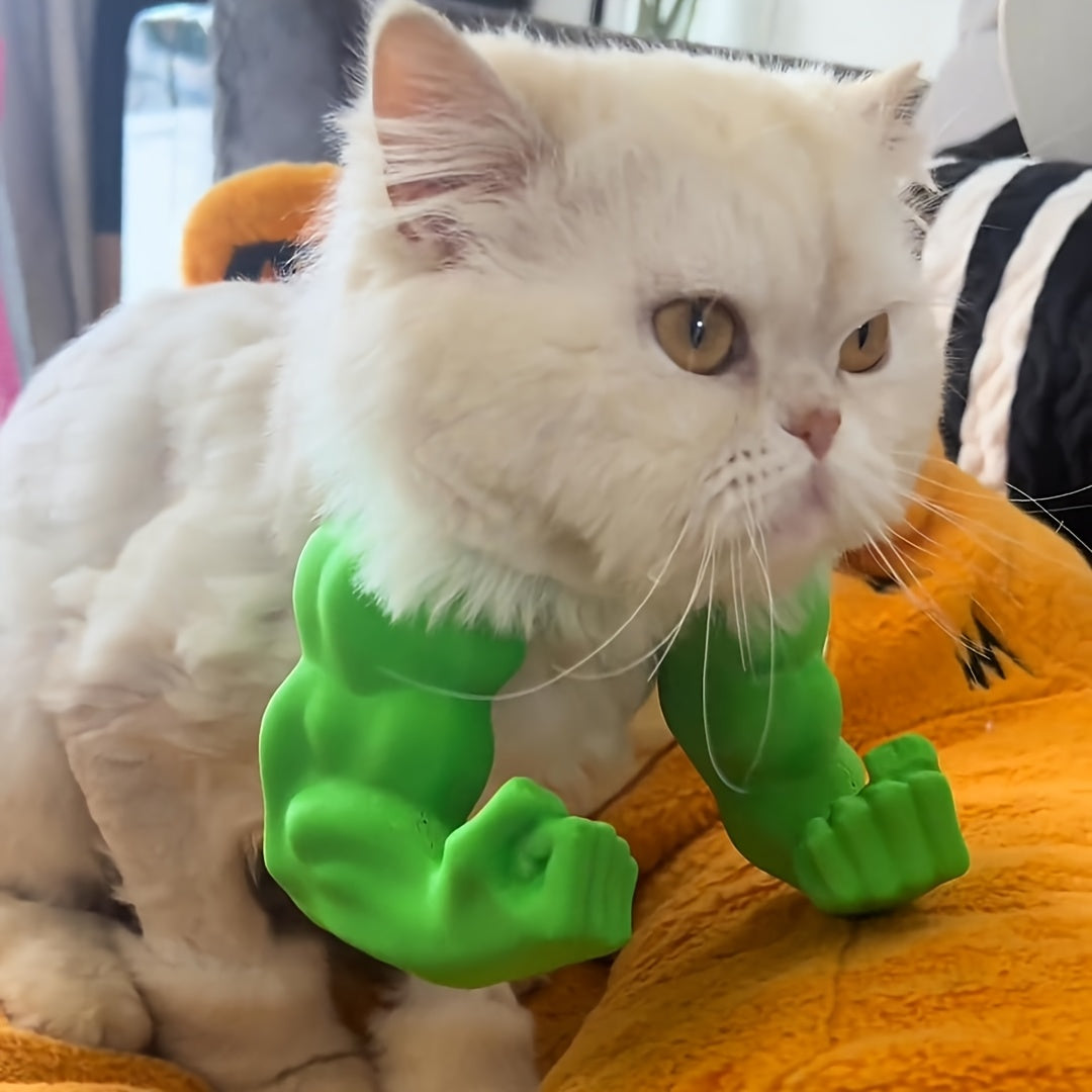 Funny Cat Muscle Arms Toy | Interactive Catnip Cat Toy