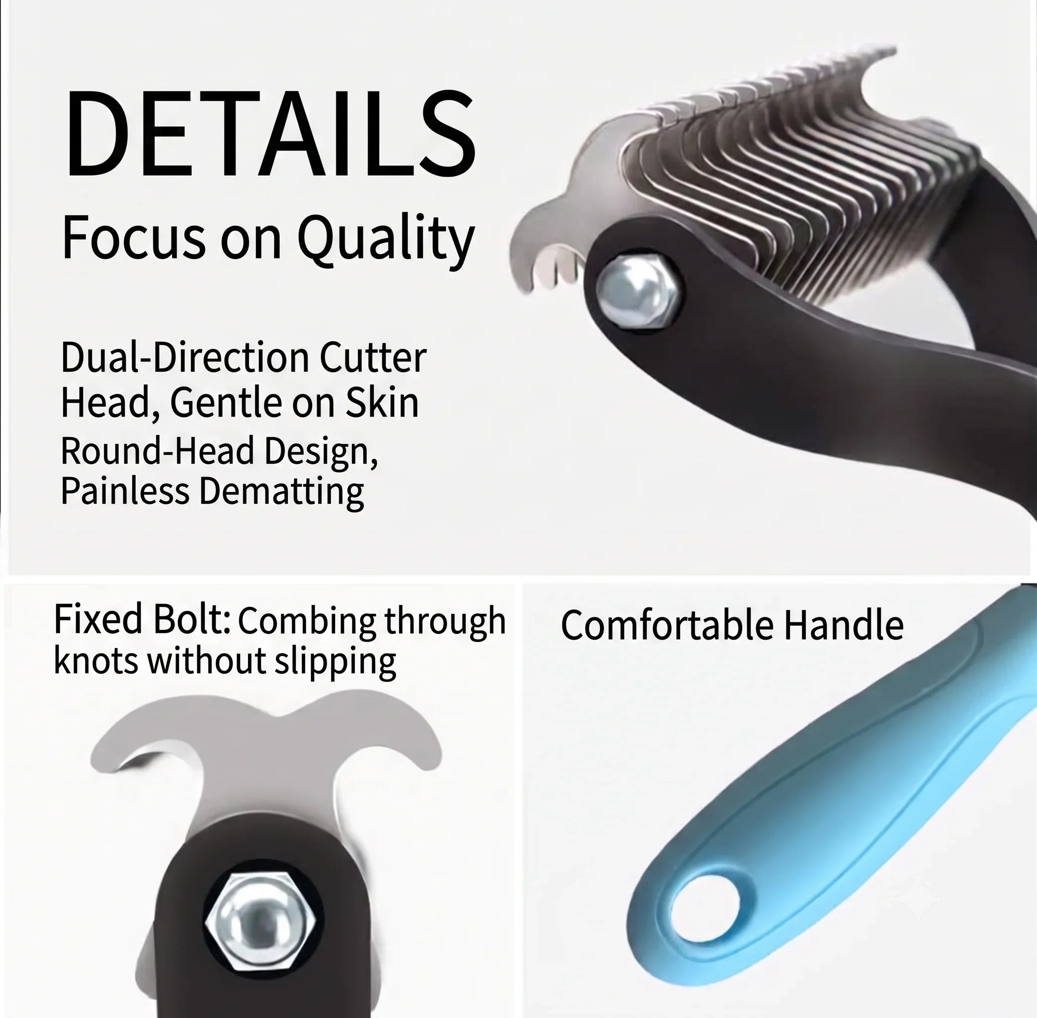 Dual-Action Self-Cleaning Slicker Brush