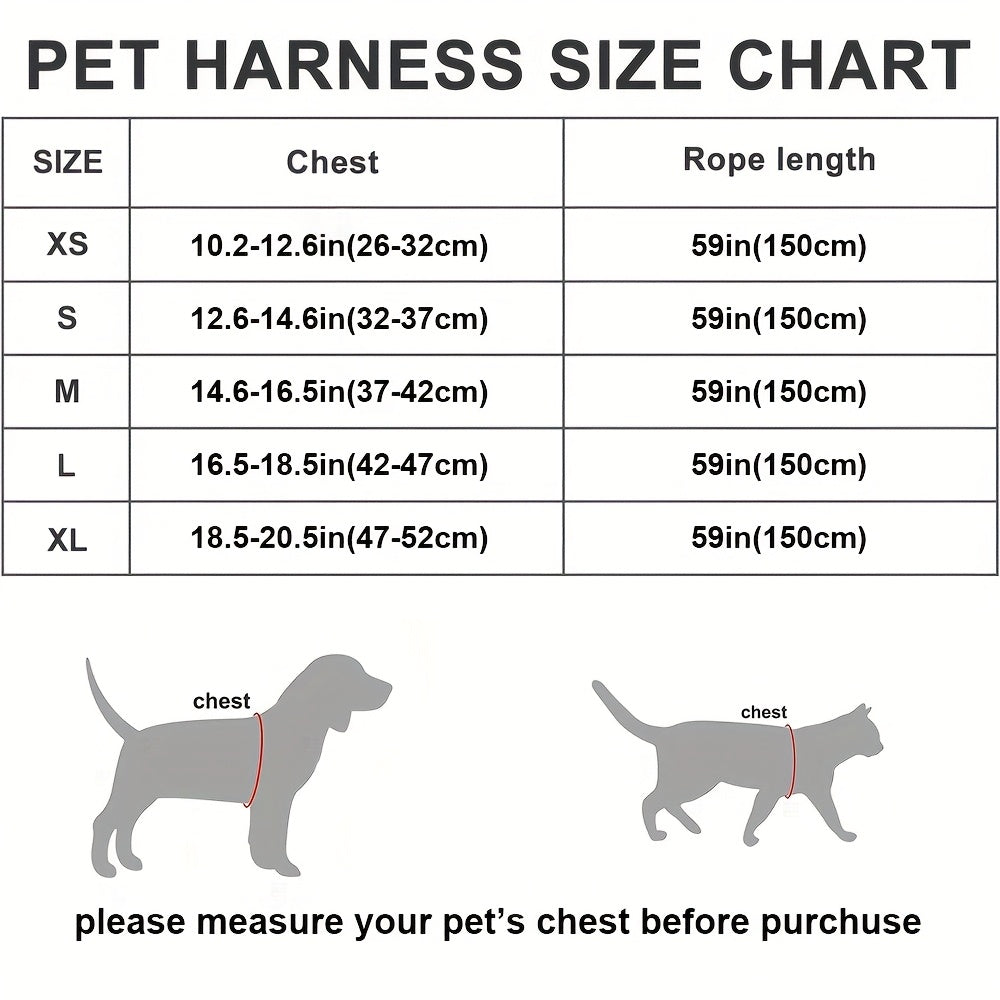 Escape-Proof Cat Harness & Leash Set