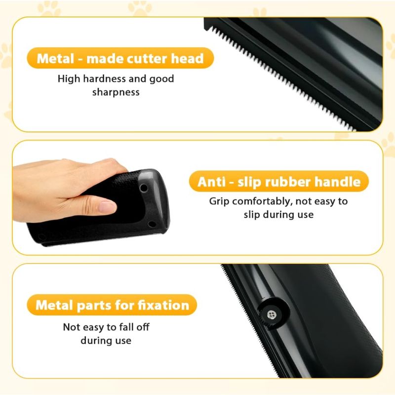 Self-Cleaning Pet Comb – Gentle Grooming Brush for Dogs, Cats & Small Animals