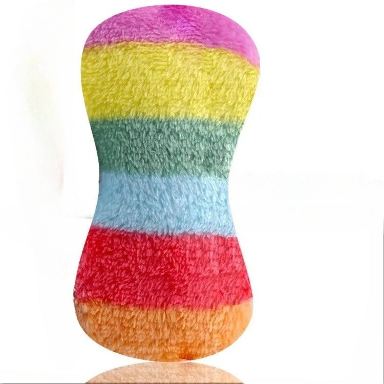 Qbell Peluche Compañero Pato Durmiente Juguetes para Perros Pequeños y Grandes Resistente a Mordeduras Dientes Rechinando Alivio Sonido Pato Juguete