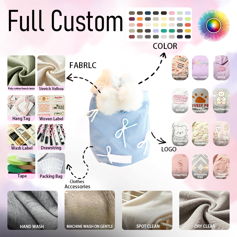Cute Cotton Printed Dog Clothes – Soft & Stylish Pet Outfit for Fall