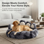 Bear Paw Calming Donut Bed