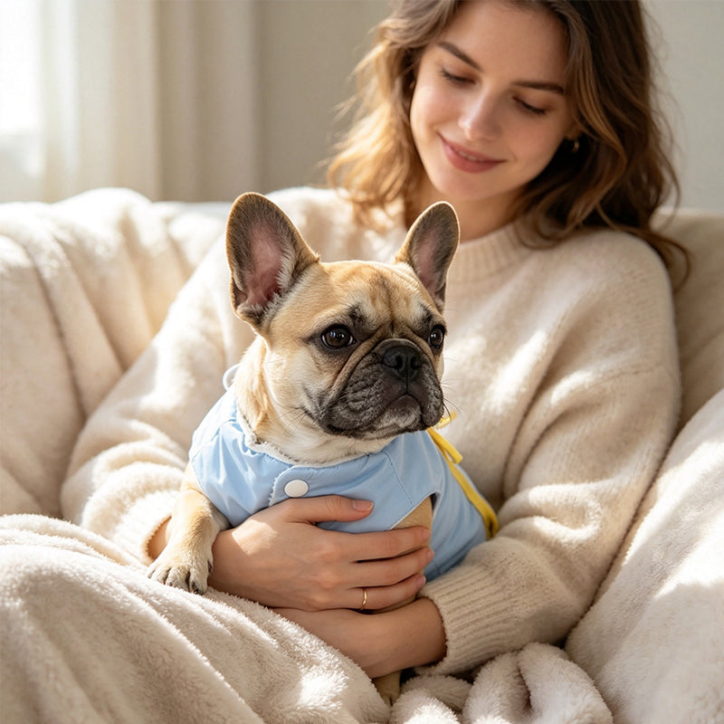 Cute Cotton Printed Dog Clothes – Soft & Stylish Pet Outfit for Fall