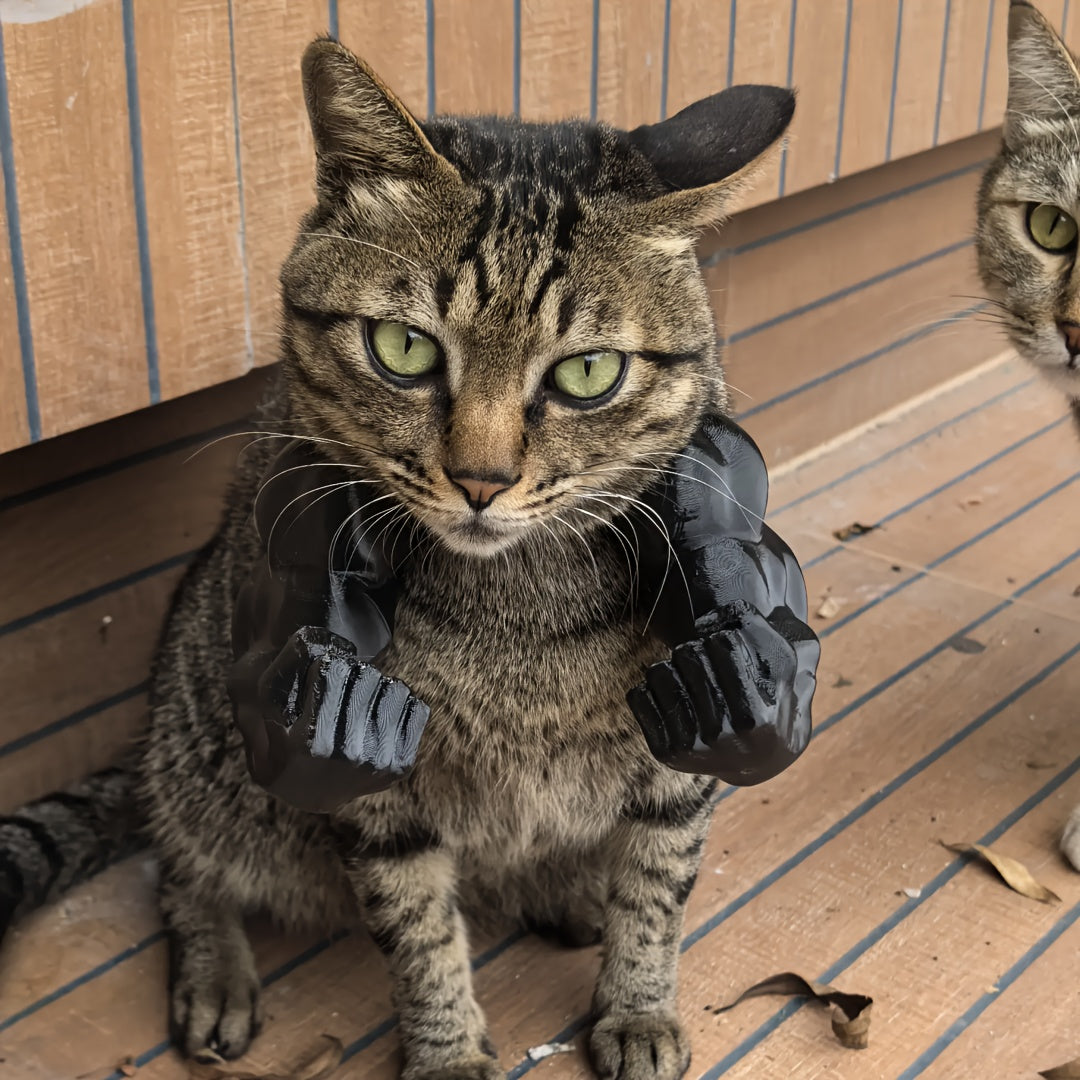 Funny Cat Muscle Arms