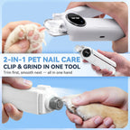 Pro-Glide 2-in-1 Electric Pet Nail Grinder & Clipper