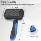 One-Touch Self-Cleaning Slicker Brush