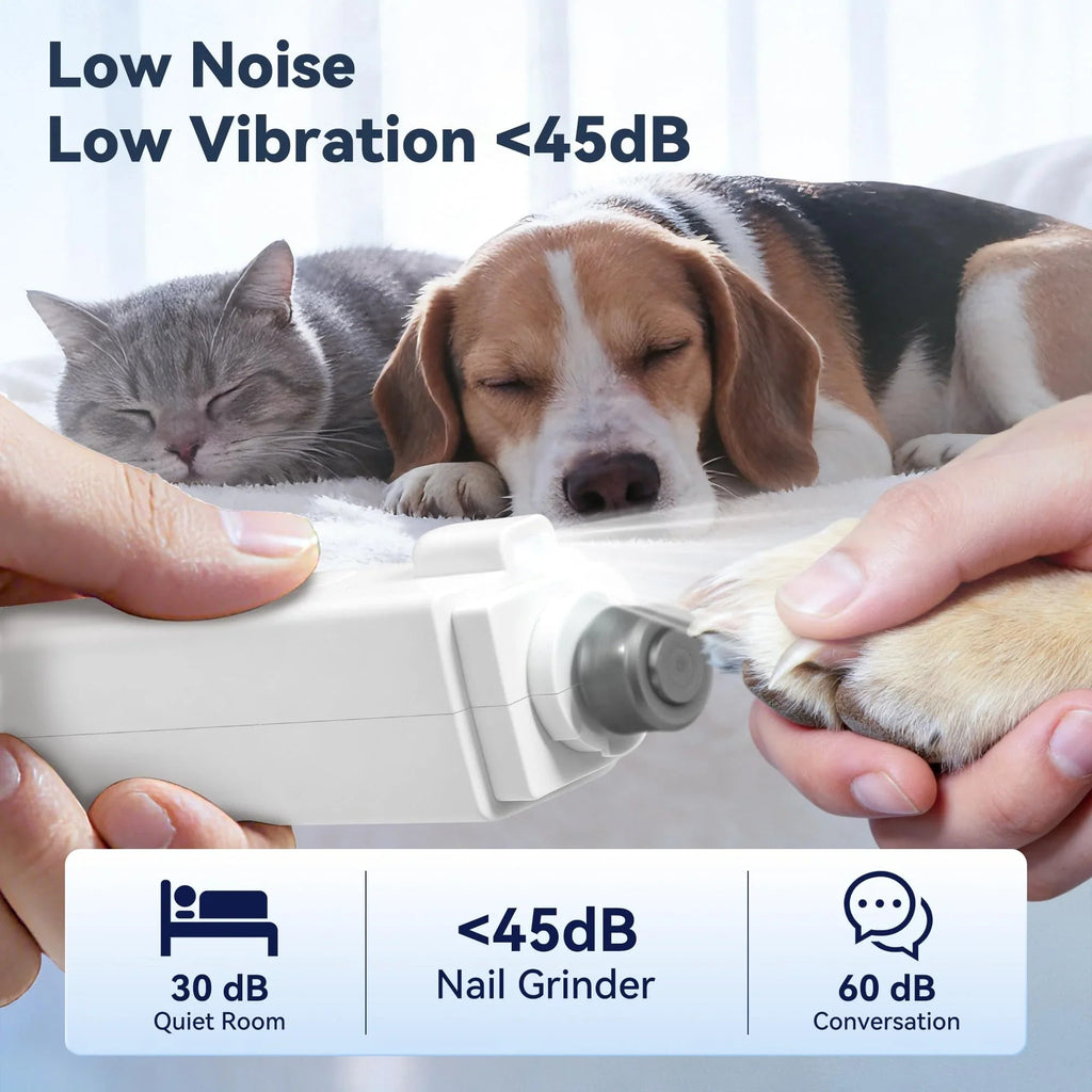 Pro-Glide 2-in-1 Electric Pet Nail Grinder & Clipper