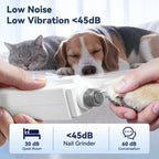 Pro-Glide 2-in-1 Electric Pet Nail Grinder & Clipper
