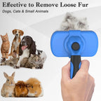 One-Touch Self-Cleaning Slicker Brush