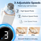 Pro-Glide 2-in-1 Electric Pet Nail Grinder & Clipper